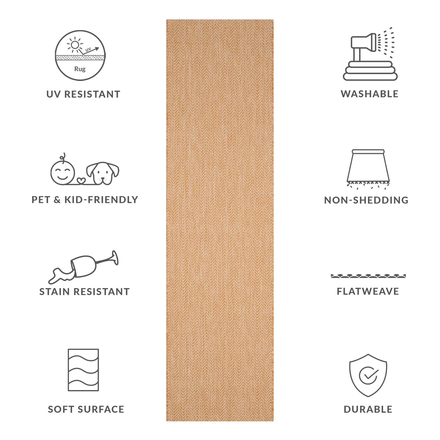 SAFAVIEH Courtyard Ilmur Indoor/ Outdoor Waterproof Patio Backyard Rug