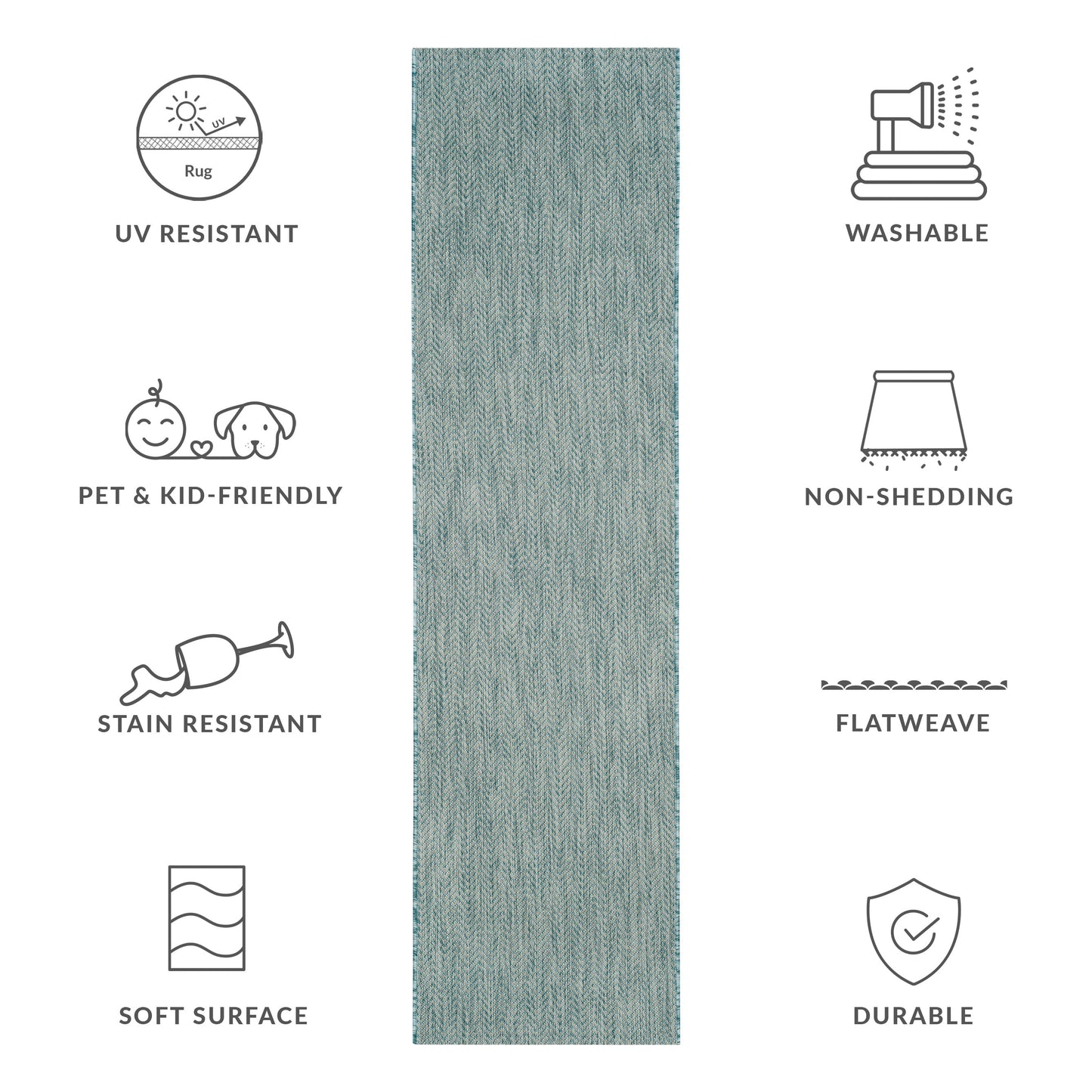 SAFAVIEH Courtyard Ilmur Indoor/ Outdoor Waterproof Patio Backyard Rug