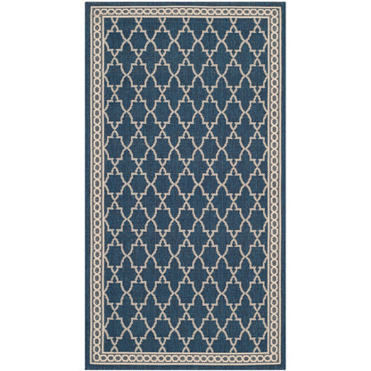 SAFAVIEH Courtyard Janell Trellis Indoor/ Outdoor Waterproof Patio Backyard Rug