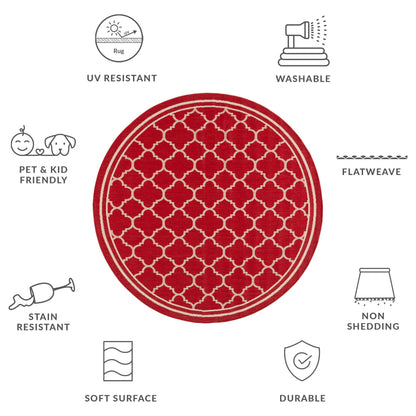 SAFAVIEH Courtyard Kristelle Indoor/ Outdoor Waterproof Patio Backyard Rug