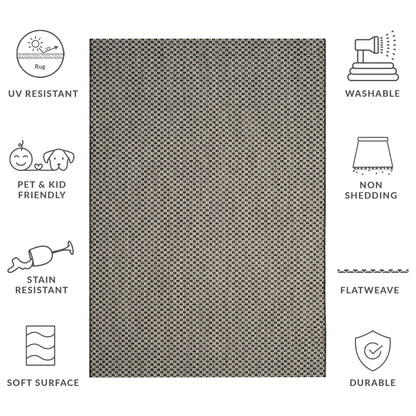 SAFAVIEH Courtyard Ragini Indoor/Outdoor Waterproof Patio Backyard Rug