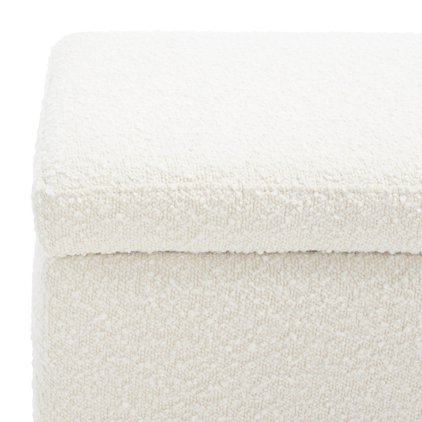 SAFAVIEH Couture Sunneva Boucle Storage Bench - 61 In. W x 20 In. D x 19 In. H - 61Wx20Dx19H