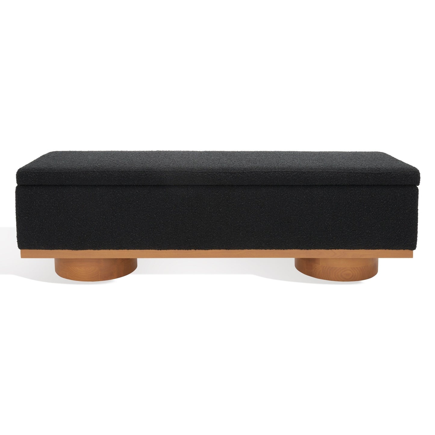 SAFAVIEH Couture Sunneva Boucle Storage Bench - 61 In. W x 20 In. D x 19 In. H - 61Wx20Dx19H