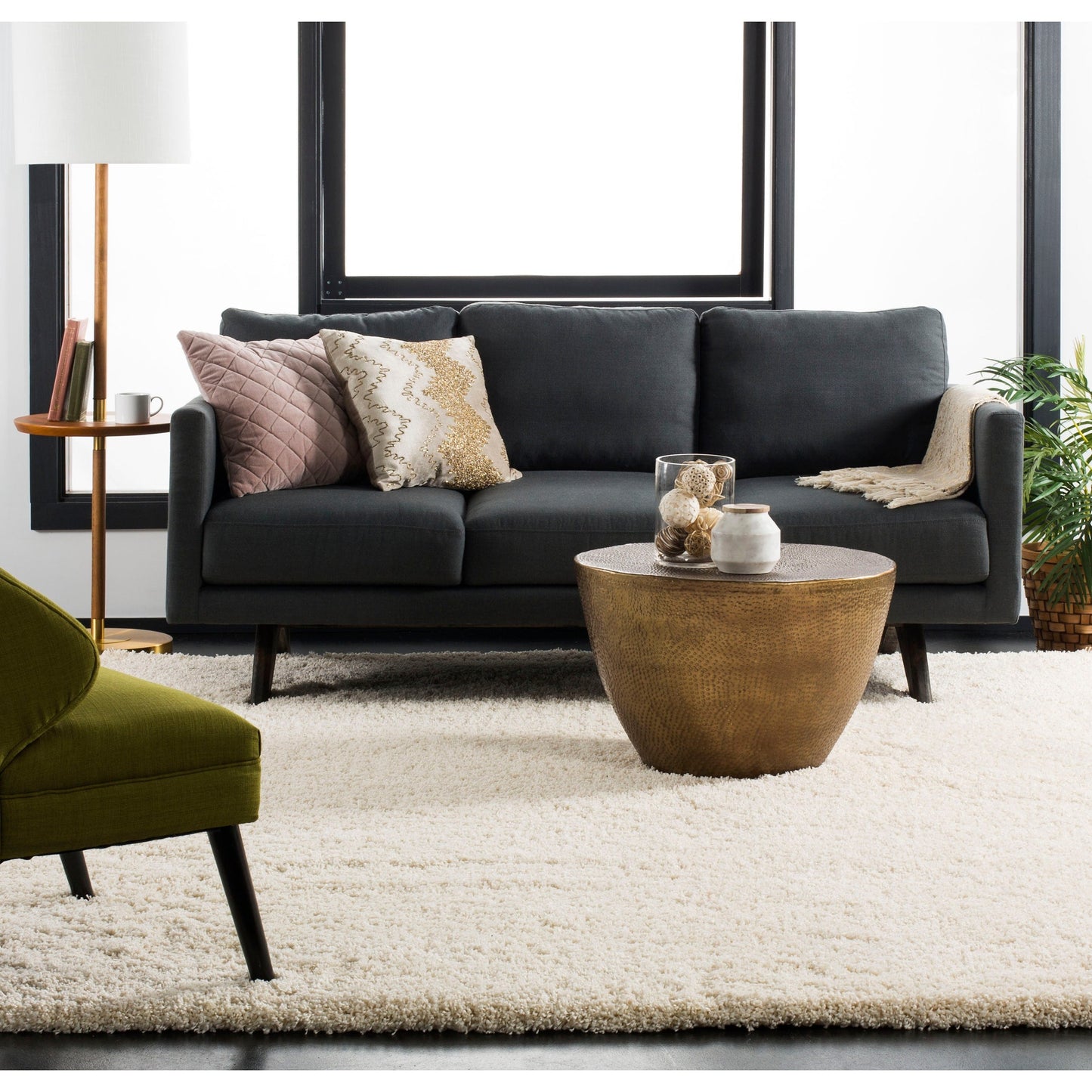 SAFAVIEH Handmade Studio Leather Tennille Modern Leather Rug