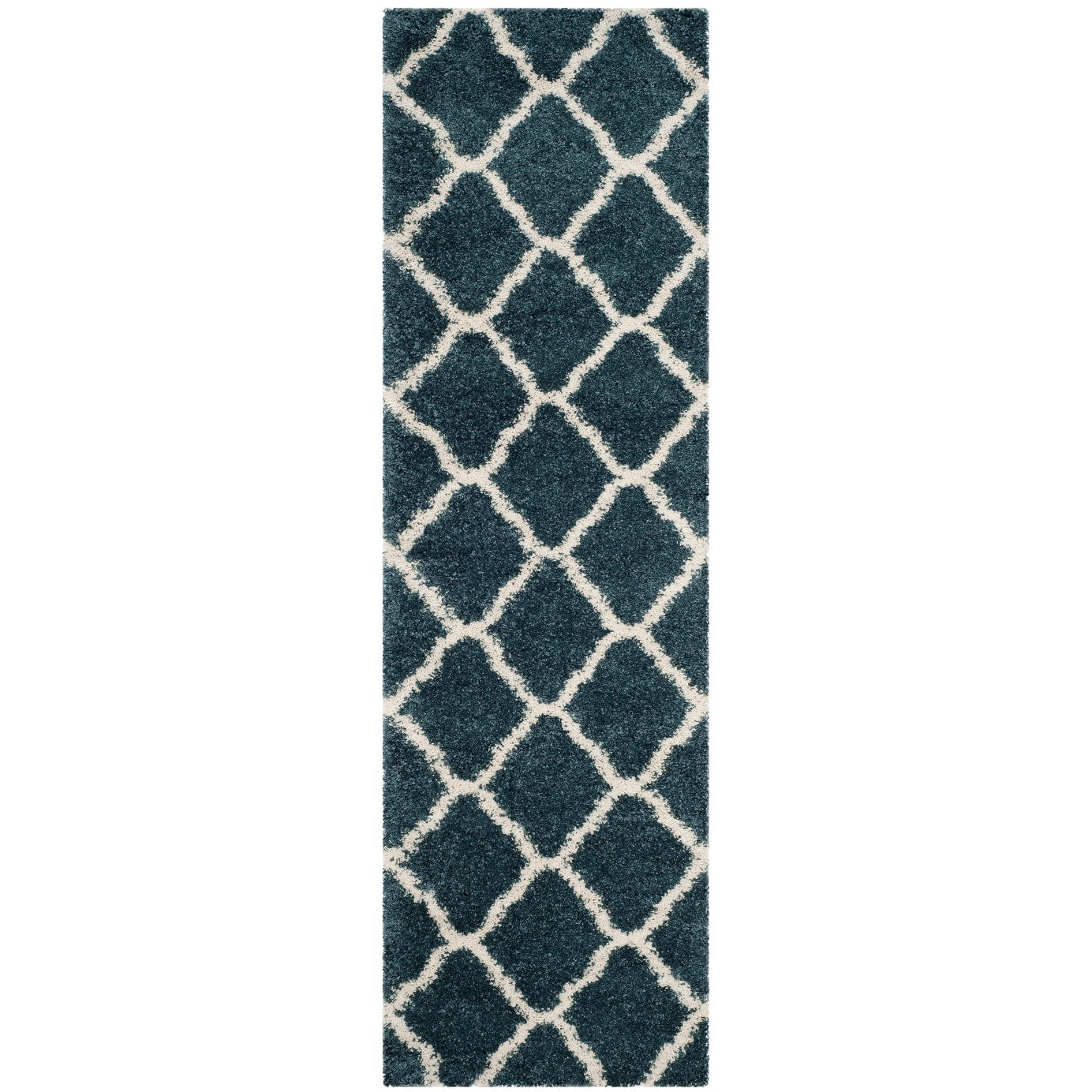 SAFAVIEH Hudson Shag Athena Trellis 2-inch Thick Rug