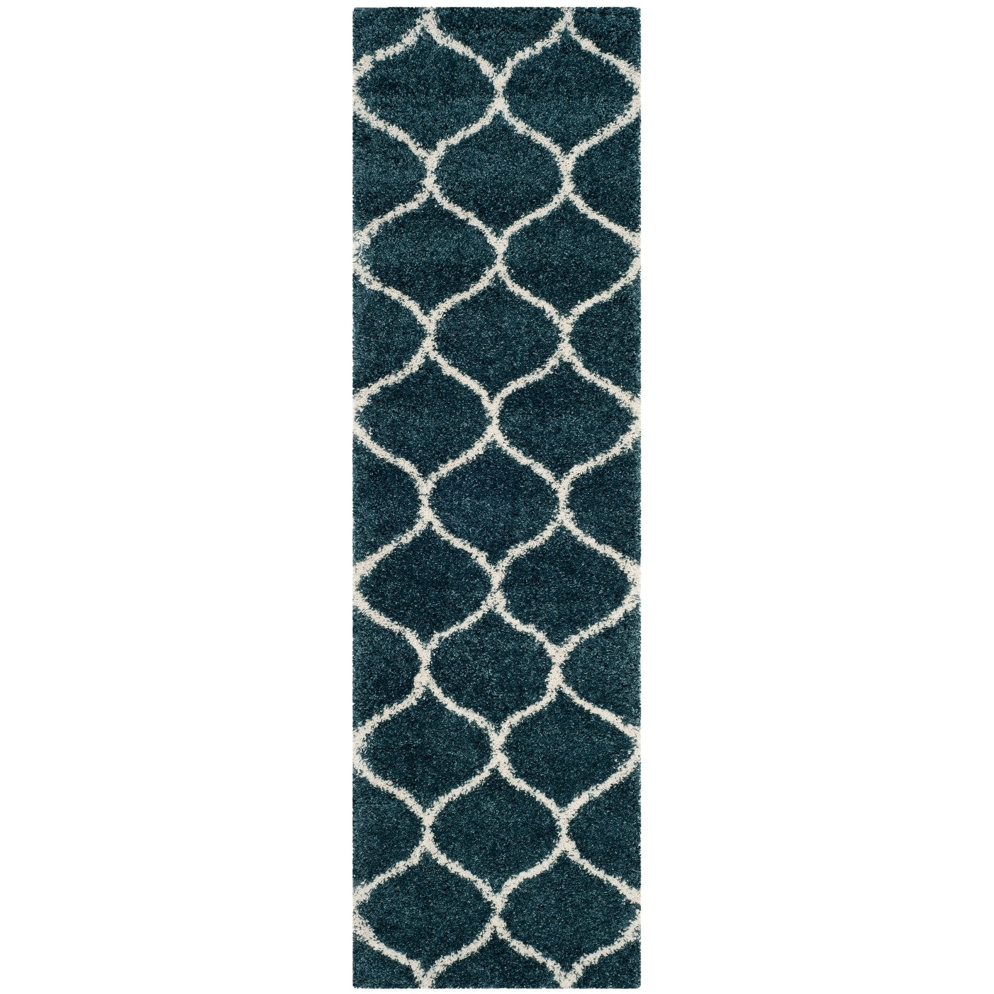 SAFAVIEH Hudson Shag Pushpa Trellis 2-inch Thick Area Rug