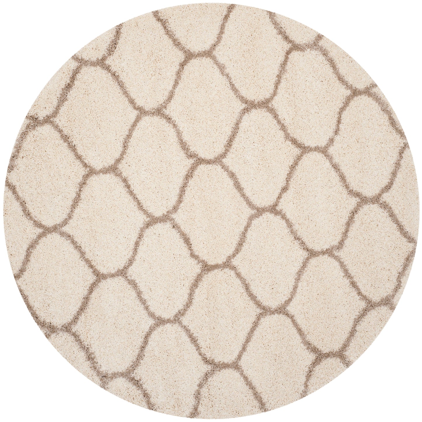 SAFAVIEH Hudson Shag Pushpa Trellis 2-inch Thick Area Rug