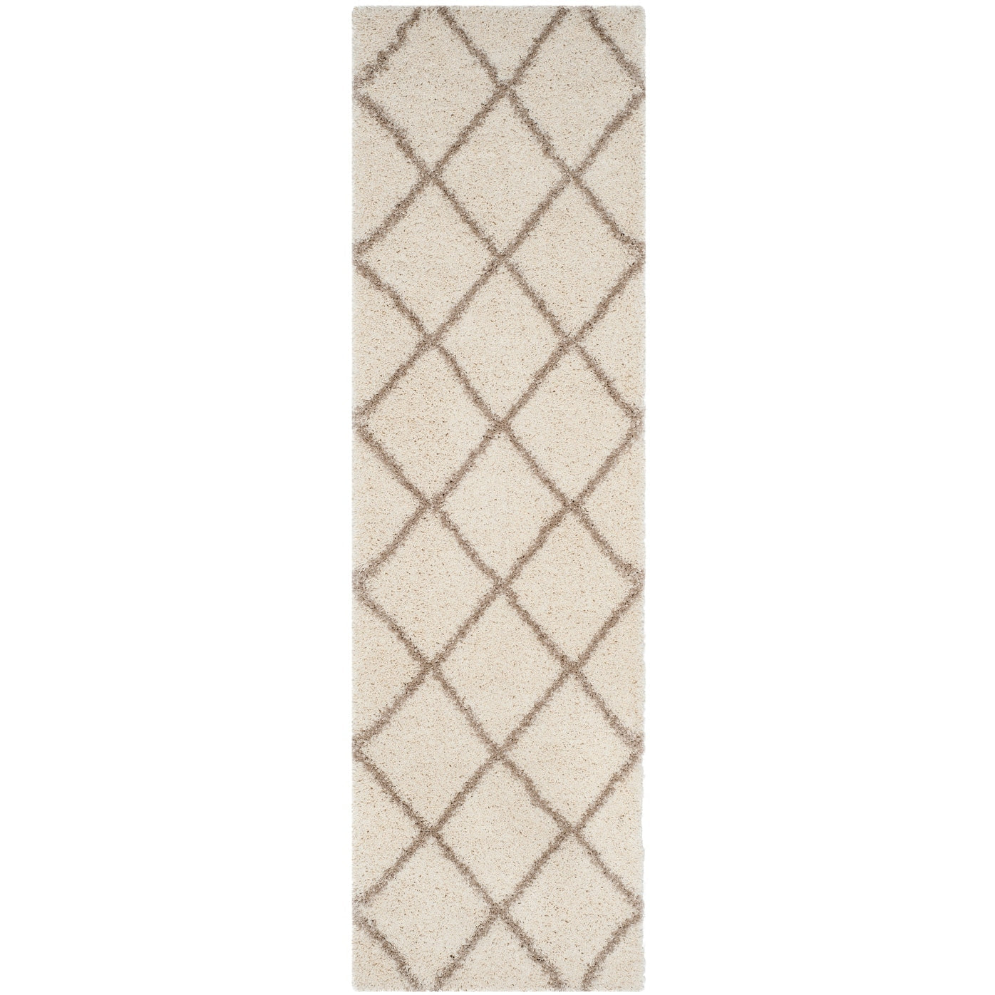 SAFAVIEH Hudson Shag Raili Diamond Trellis 2-inch Thick Rug