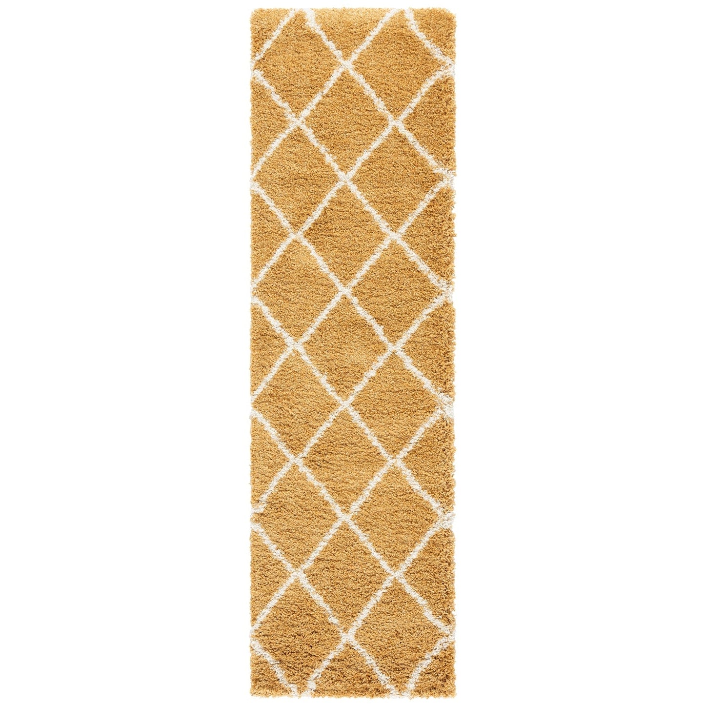 SAFAVIEH Hudson Shag Raili Diamond Trellis 2-inch Thick Rug