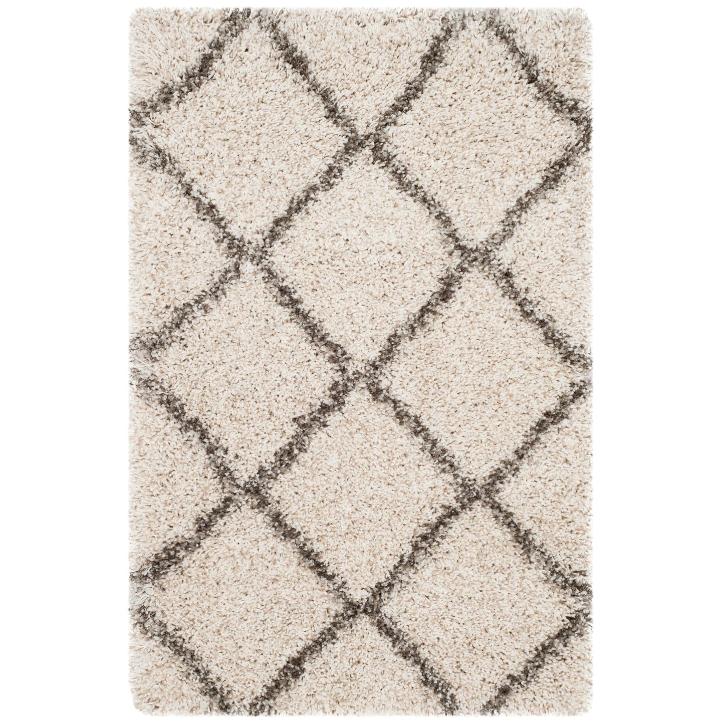 SAFAVIEH Hudson Shag Raili Diamond Trellis 2-inch Thick Rug