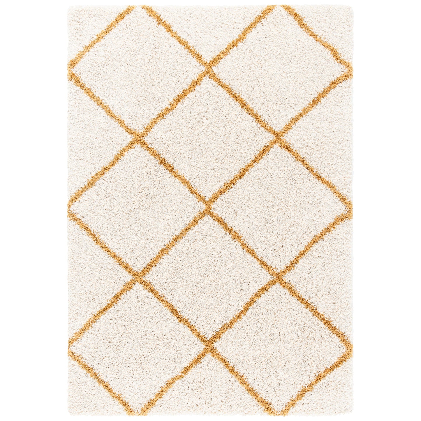 SAFAVIEH Hudson Shag Raili Diamond Trellis 2-inch Thick Rug