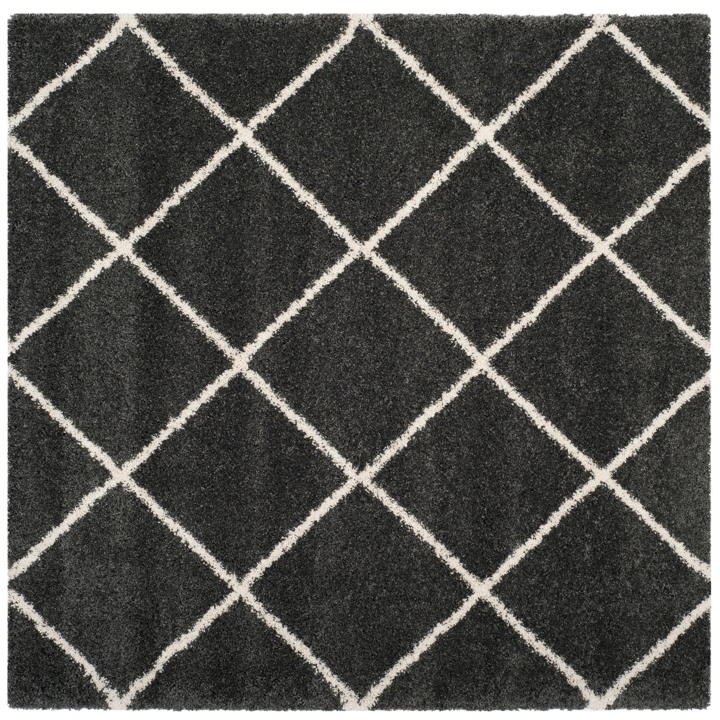 SAFAVIEH Hudson Shag Raili Diamond Trellis 2-inch Thick Rug