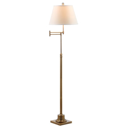 SAFAVIEH Lighting Tracee 60-inch Swivel Gold Floor Lamp - 16x16x54.5-68.5 - 16Wx16Dx69H