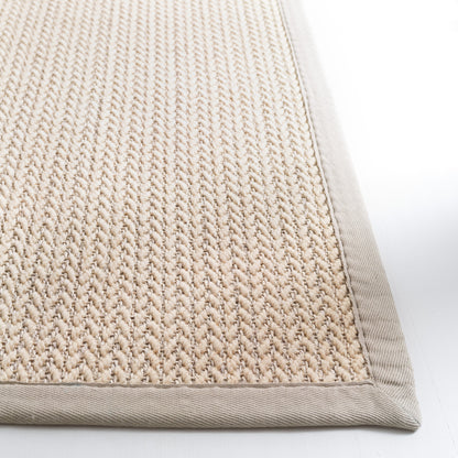 SAFAVIEH Natural Fiber Evia Sisal & Wool Rug