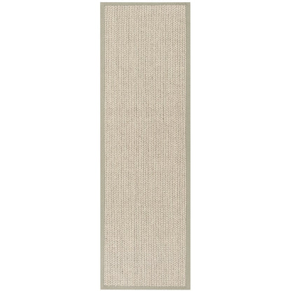 SAFAVIEH Natural Fiber Evia Sisal & Wool Rug