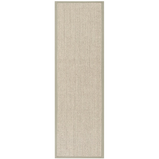SAFAVIEH Natural Fiber Evia Sisal & Wool Rug