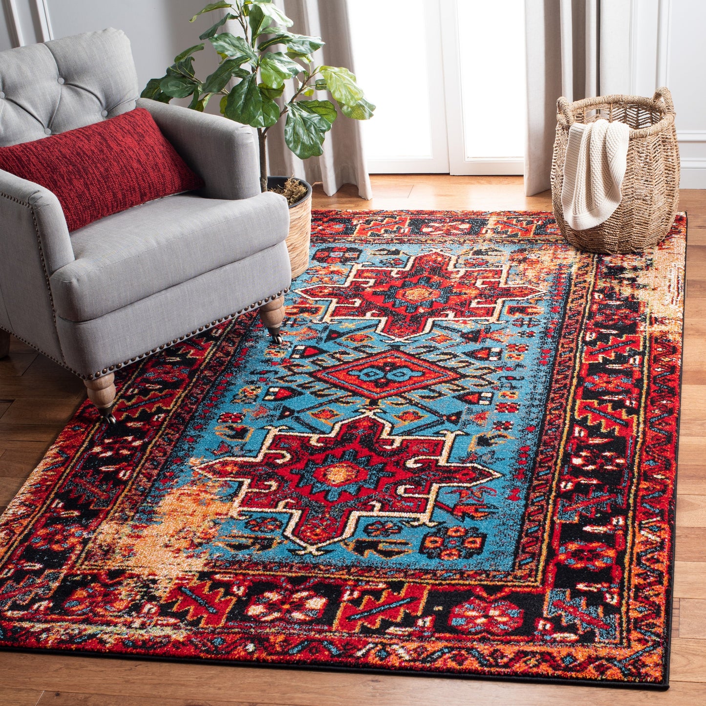 SAFAVIEH Vintage Hamadan Vina Oriental Rug