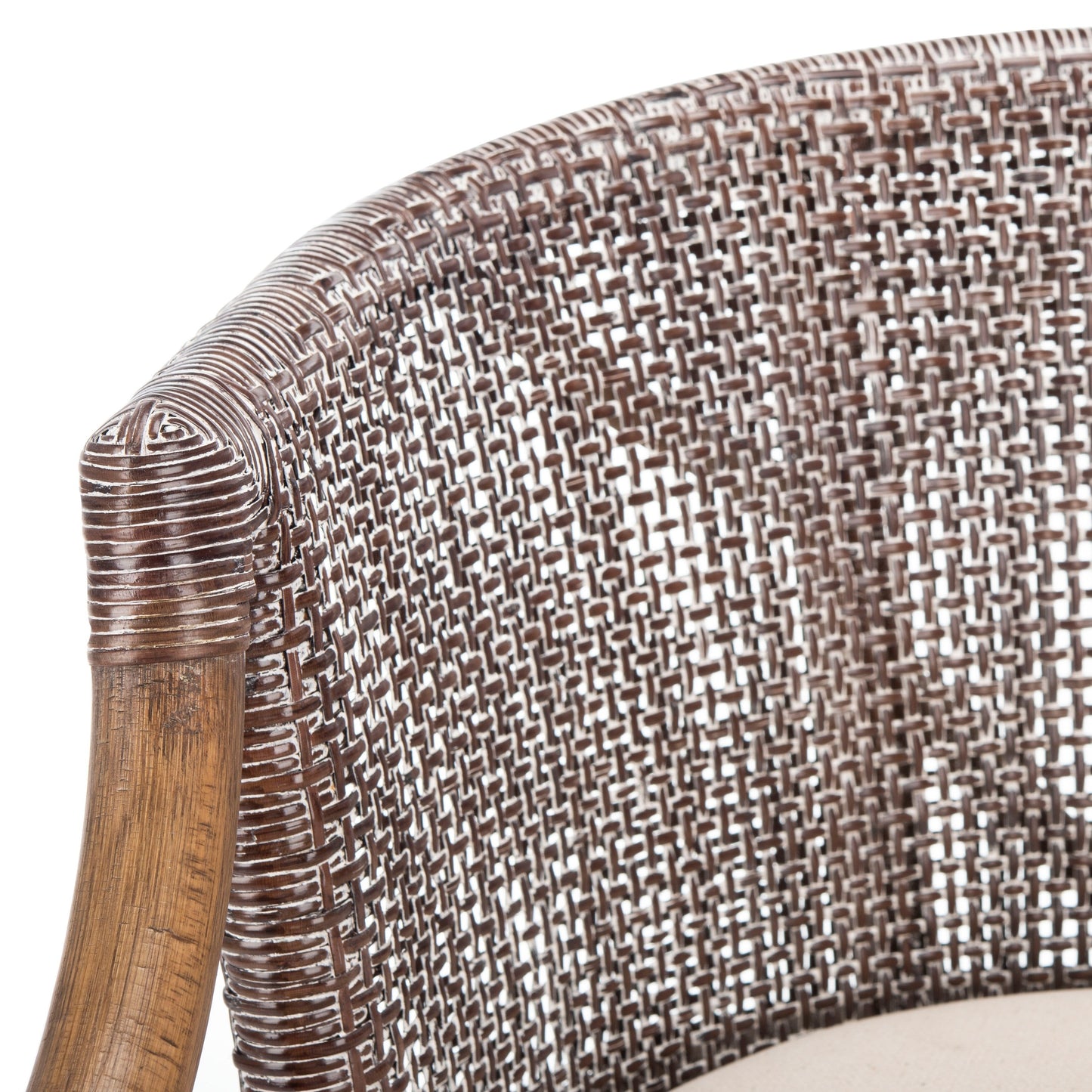 SAFAVIEH Virona Rattan 30-inch Bar Stool - 22.3 W x 20.5 L x 39 H - 22Wx21Dx39H