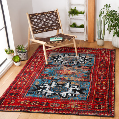 SAFAVIEH, Vintage Hamadan Lilla Oriental Distressed Rug