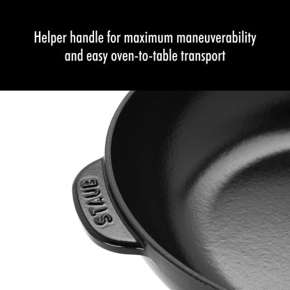 STAUB Cast Iron 2.9-qt Daily Pan with Glass Lid