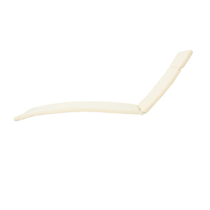 Salem Outdoor Cushion Set for Chaise Lounge - Cushions only (Set of 2) by Christopher Knight Home - 79.25L x 27.50W x 1.50H