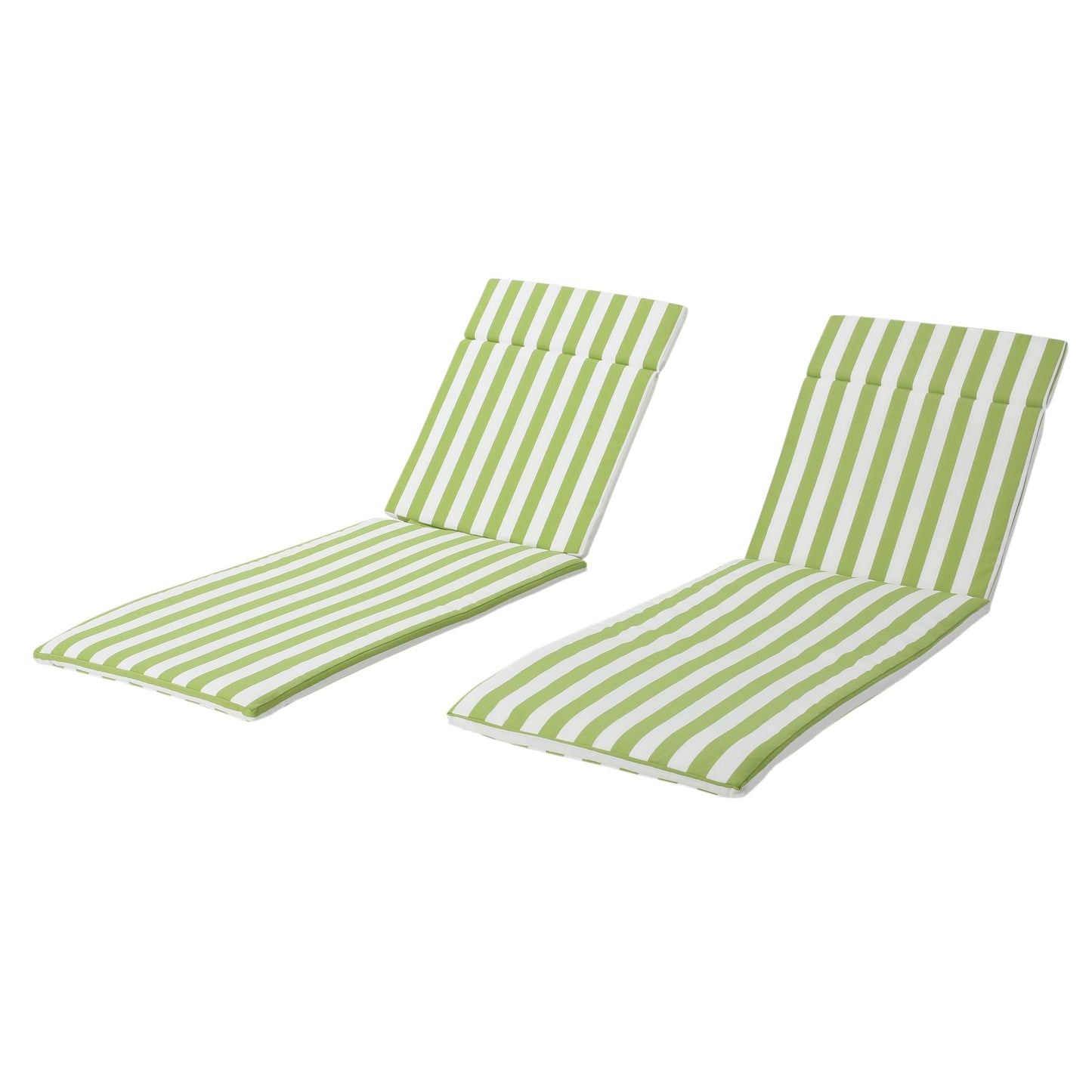 Salem Outdoor Cushion Set for Chaise Lounge - Cushions only (Set of 2) by Christopher Knight Home - 79.25L x 27.50W x 1.50H