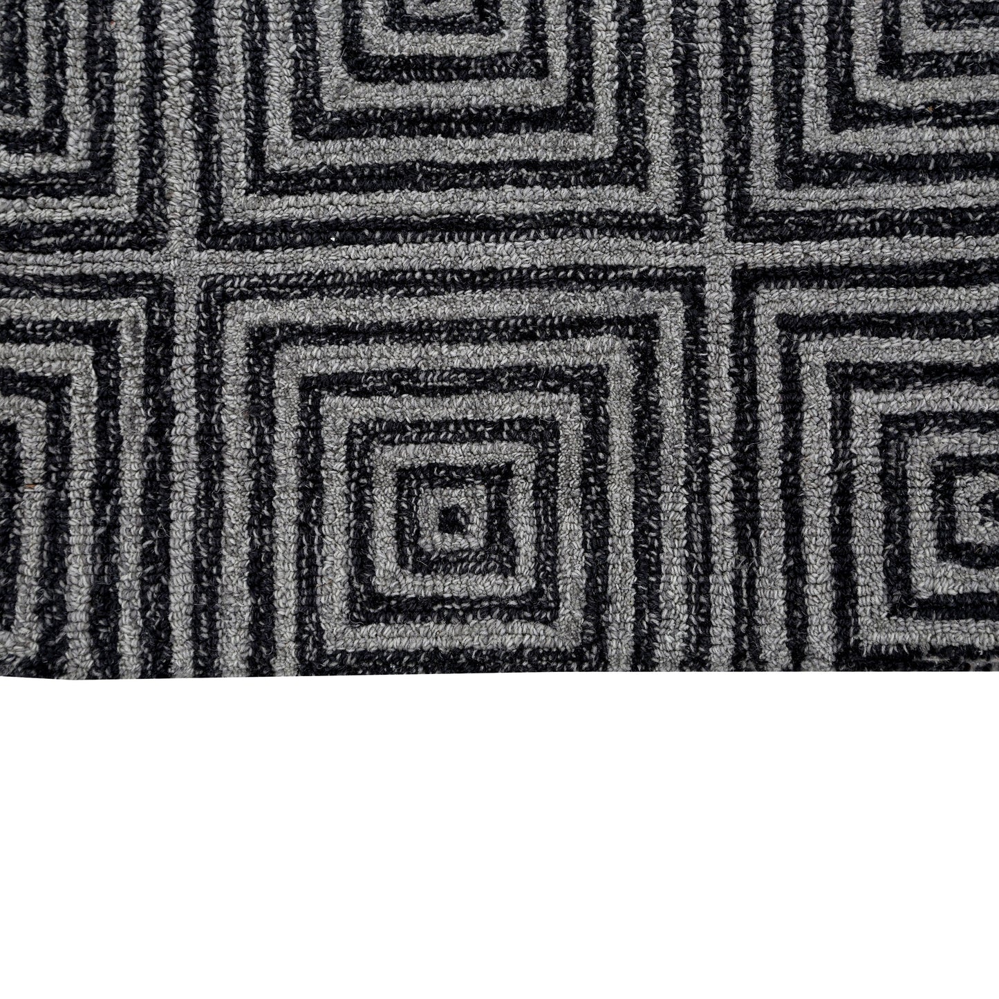 George Towne Living Sara Luxury Handmade Abstract Wool Sara Area Rug