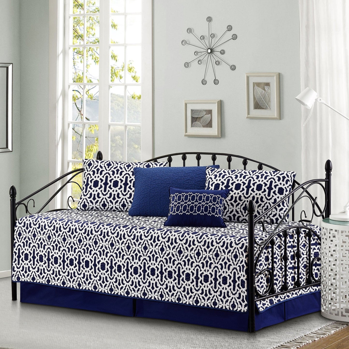 Serenta 6 Piece Cotton Blend Daybed Bedspread Coverlet Set - 75 x 39