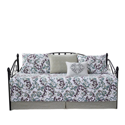 Serenta 6 Piece Cotton Blend Daybed Bedspread Coverlet Set - 75 x 39