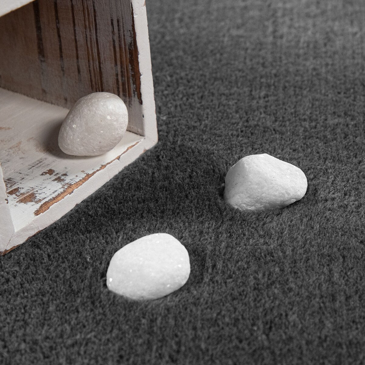 Soft Washable Area Rug with Anti-Slip Backing in solid Colors