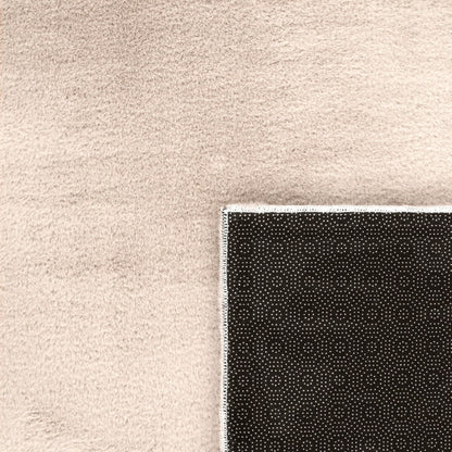 Soft Washable Area Rug with Anti-Slip Backing in solid Colors