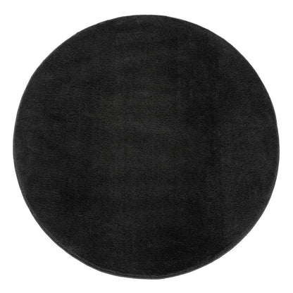 Soft Washable Area Rug with Anti-Slip Backing in solid Colors