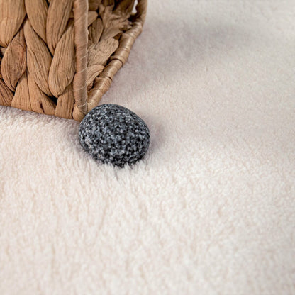 Soft Washable Area Rug with Anti-Slip Backing in solid Colors