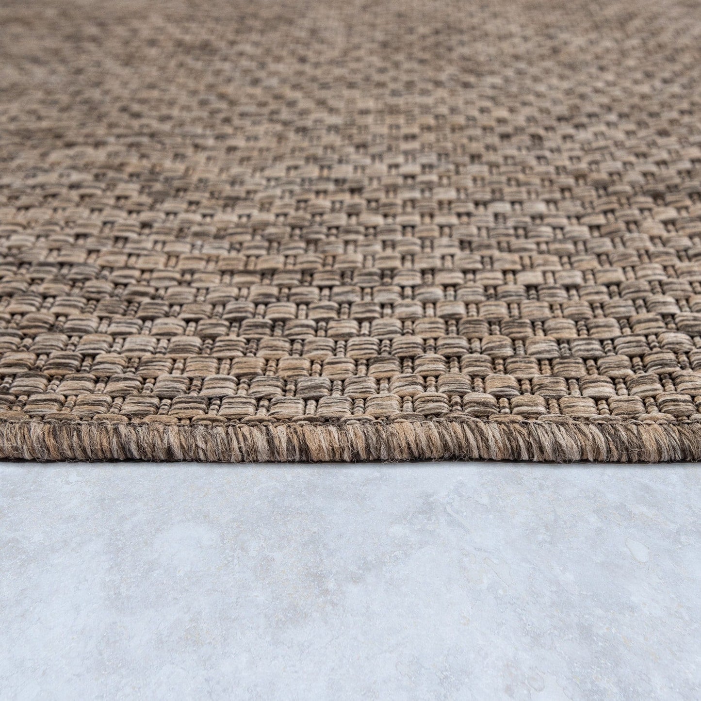 Variegated Waterproof Outdoor Rug for Patio