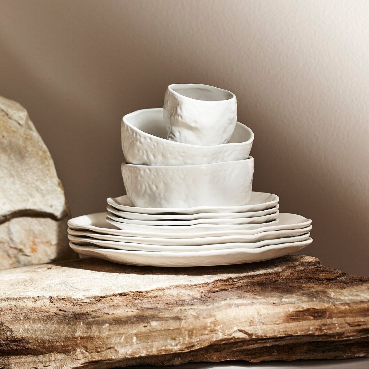 Stone by Mercer Project ATIK Stoneware Dinnerware Set