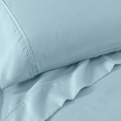 Superior Cotton Blend 1200 Thread Count Solid Deep Pocket Bed Sheet Set