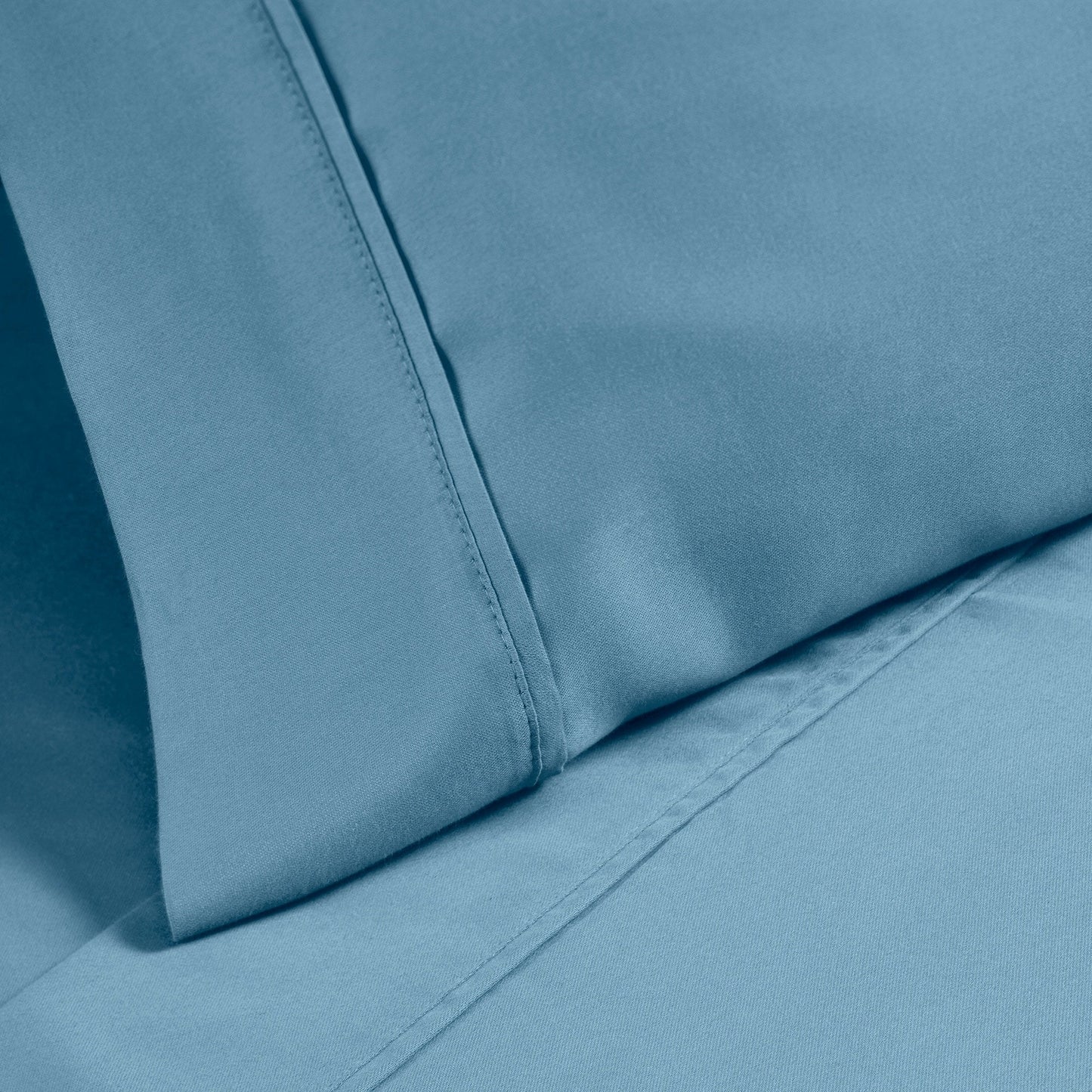 Superior Cotton Blend 1200 Thread Count Solid Deep Pocket Bed Sheet Set