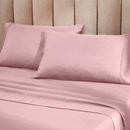 Superior Cotton Blend 1200 Thread Count Solid Deep Pocket Bed Sheet Set