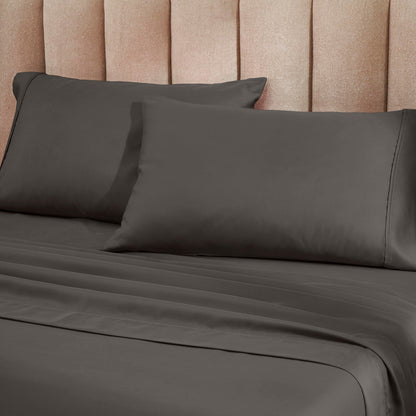 Superior Cotton Blend 1200 Thread Count Solid Deep Pocket Bed Sheet Set