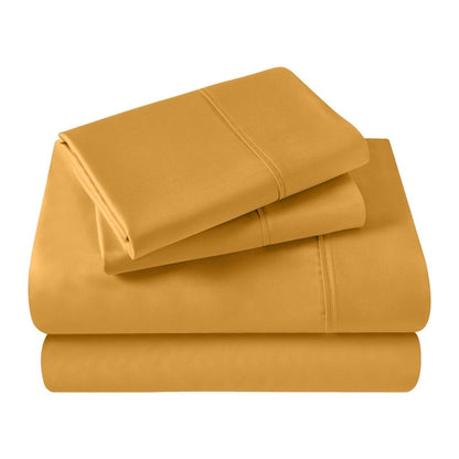 Superior Egyptian Cotton 400 Thread Count Solid Deep Pocket Bed Sheet Set