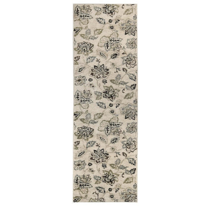 Superior Jacobean Farmhouse Floral Indoor Area Rug