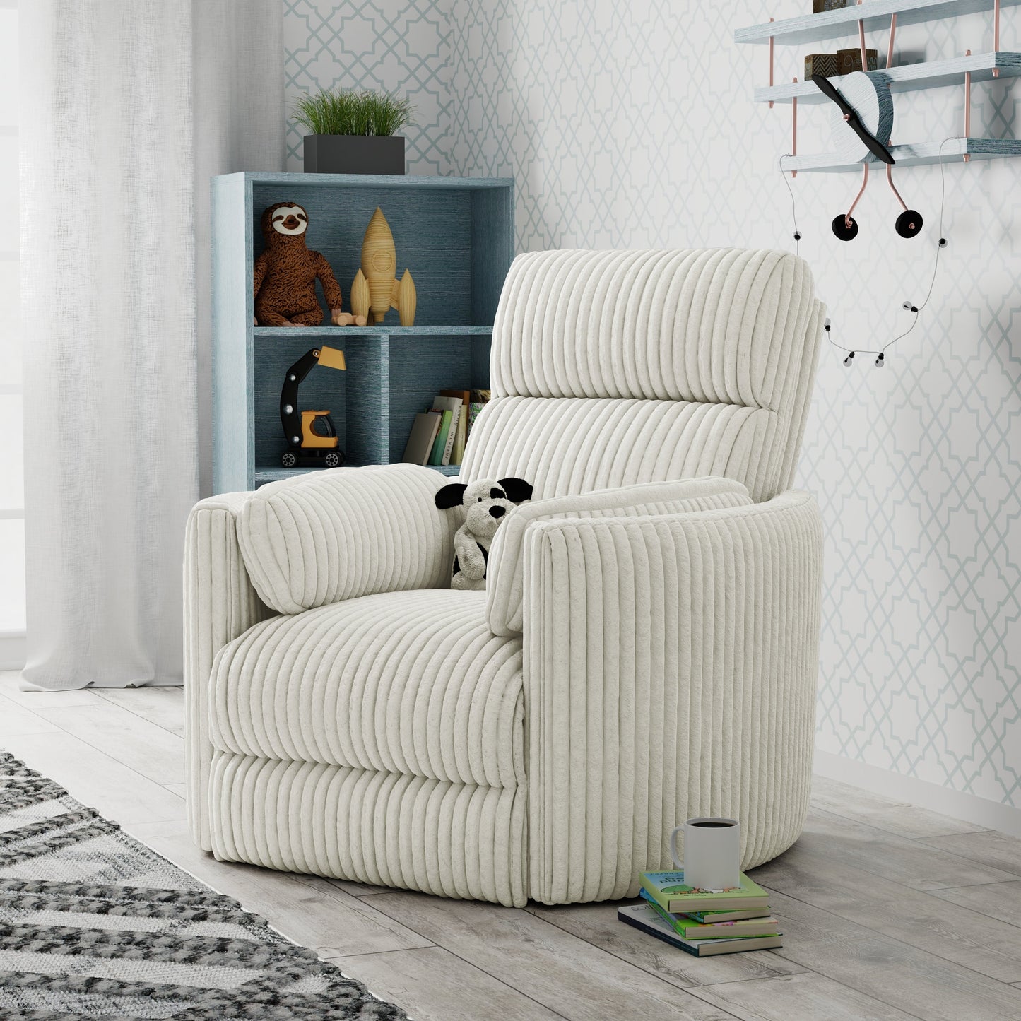 Fairview Home Swivel Power Glider Recliner
