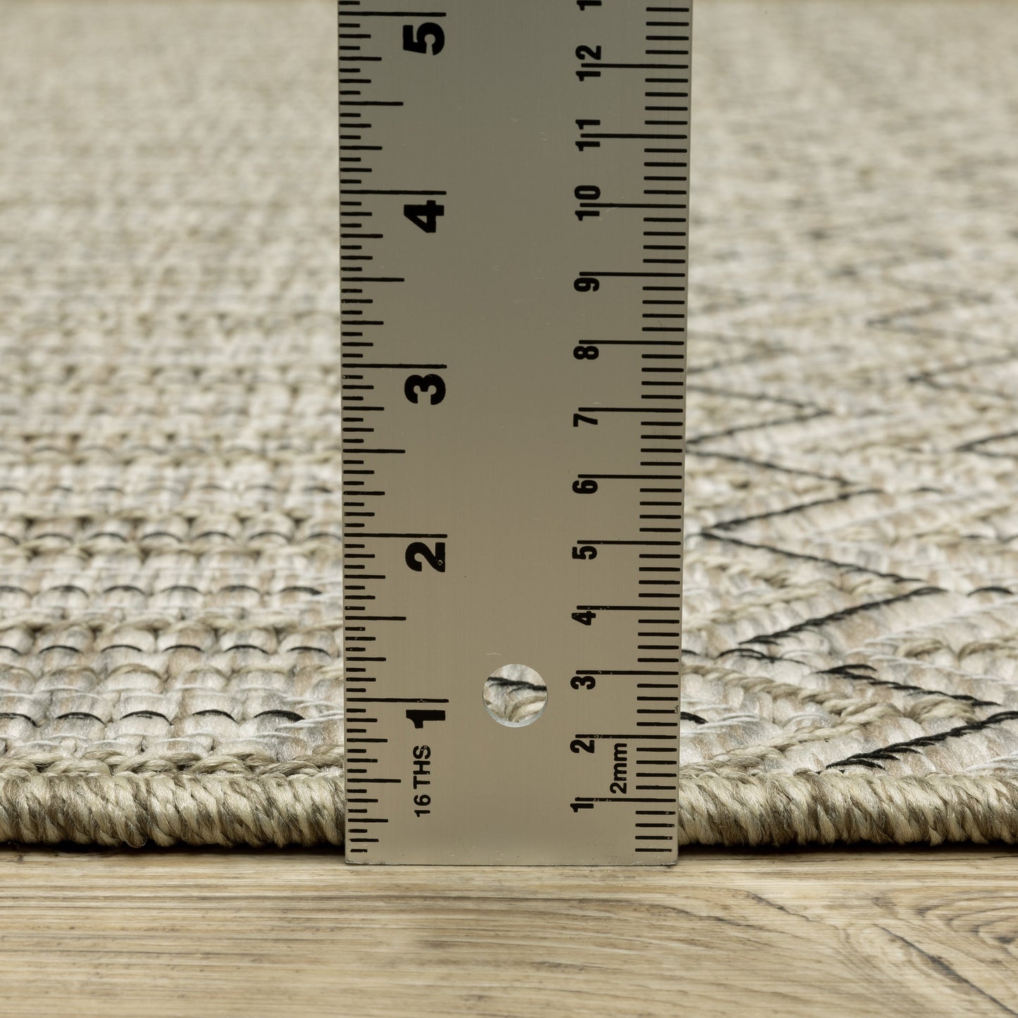 Vista Home Tangelo Geometric Tan/ Black Ultimate Performance Area Rug