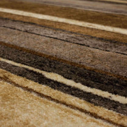 The Curated Nomad Sultan Multicolor Striped Boho Area Rug