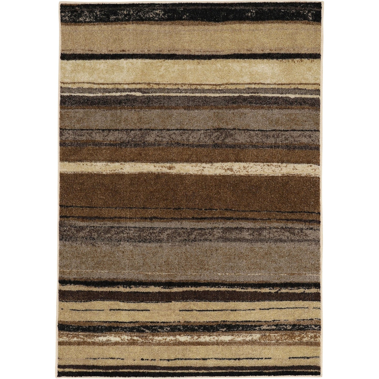 The Curated Nomad Sultan Multicolor Striped Boho Area Rug
