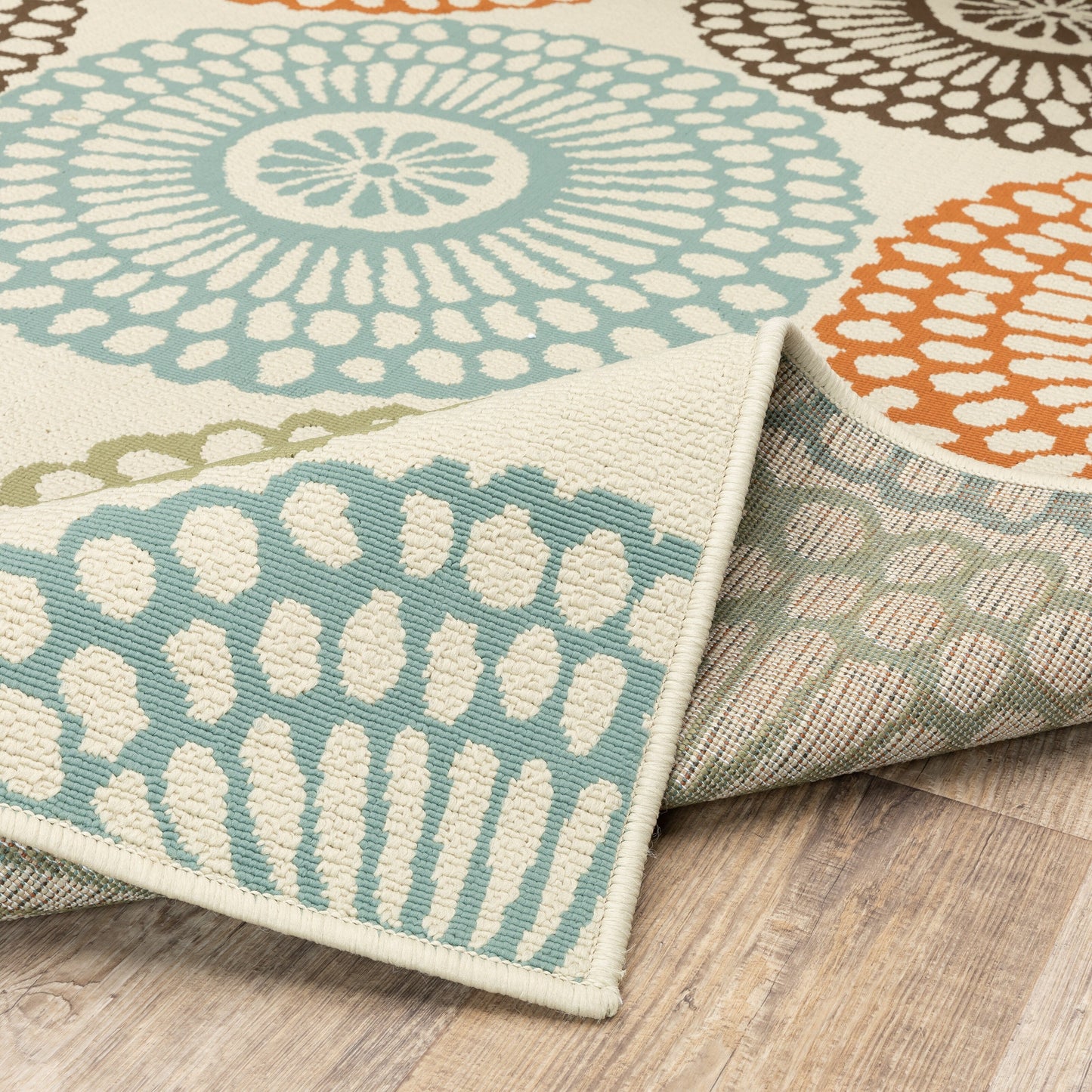 Vista Home Malta Medallions Multi-colored Indoor-Outdoor Rug