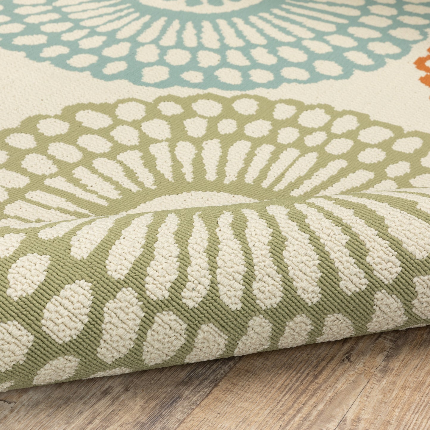 Vista Home Malta Medallions Multi-colored Indoor-Outdoor Rug