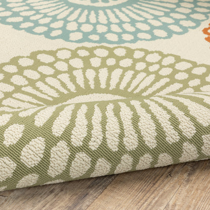 Vista Home Malta Medallions Multi-colored Indoor-Outdoor Rug