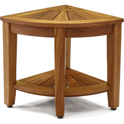 The Original Kai Corner Teak Shower Bench