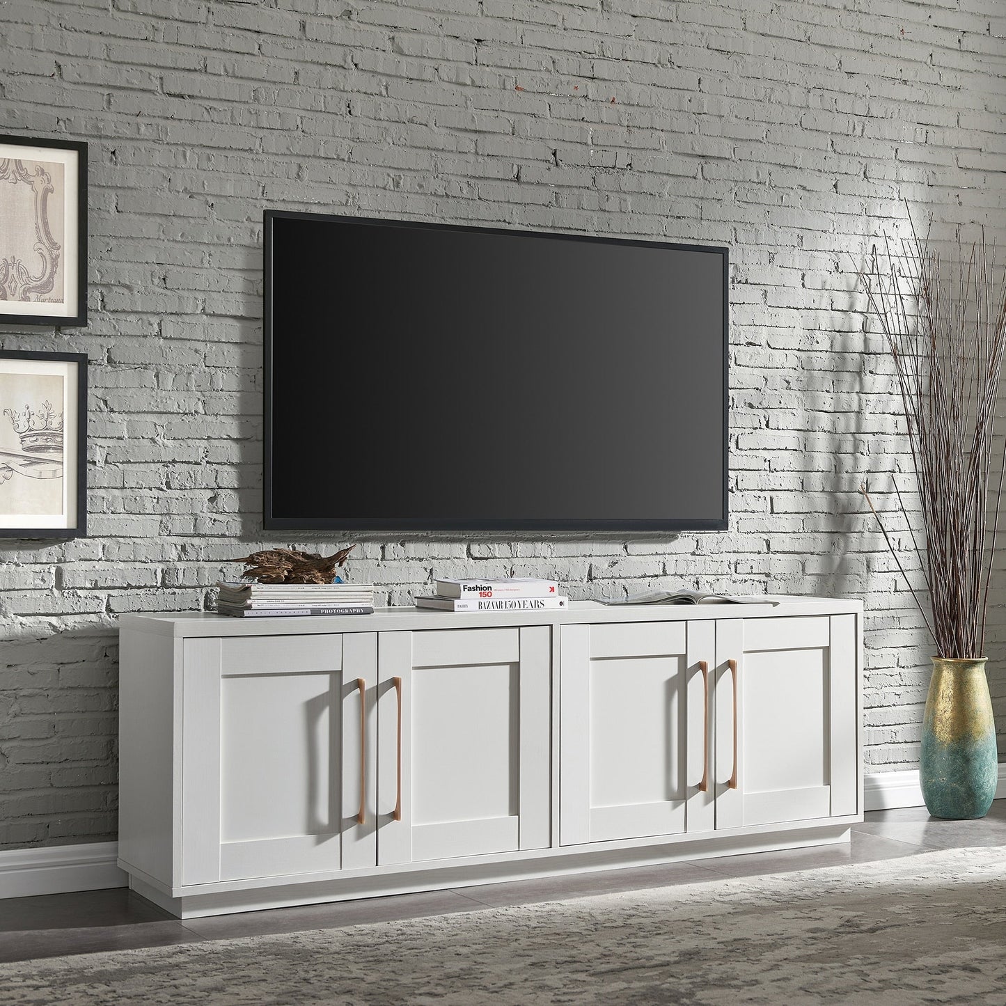 Tillman Rectangular TV Stand for TV's up to 75